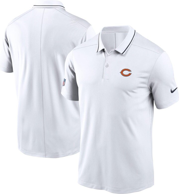 Nike Men's White Chicago Bears Sideline Victory Performance Polo Shirt