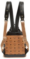 Thumbnail for your product : MCM 'Mini Visetos' Studded Logo Print Backpack