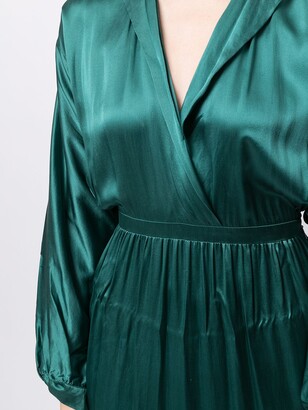 Gucci Pre-Owned Long Silk Shirt-Dress