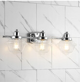 Thumbnail for your product : Jonathan Y Designs Orleans 26.25In 3-Light Iron/Glass Schoolhouse Led Vanity Light