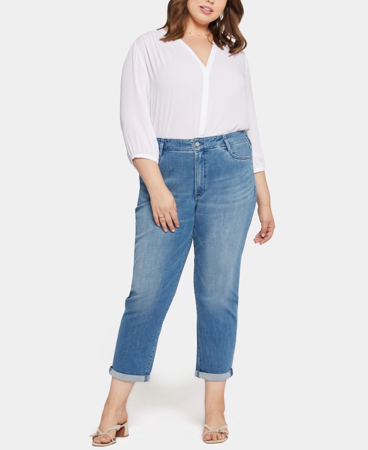 NYDJ Plus Size Margot Girlfriend Jeans