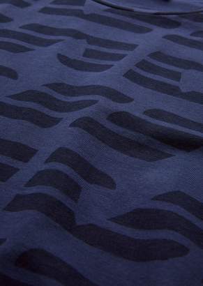 Emporio Armani T-Shirt With All Over Logo