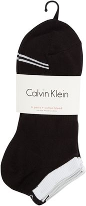 Calvin Klein 6 pair pack trainer socks