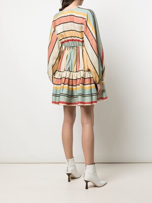 Zimmermann Cassia drawstring linen dress
