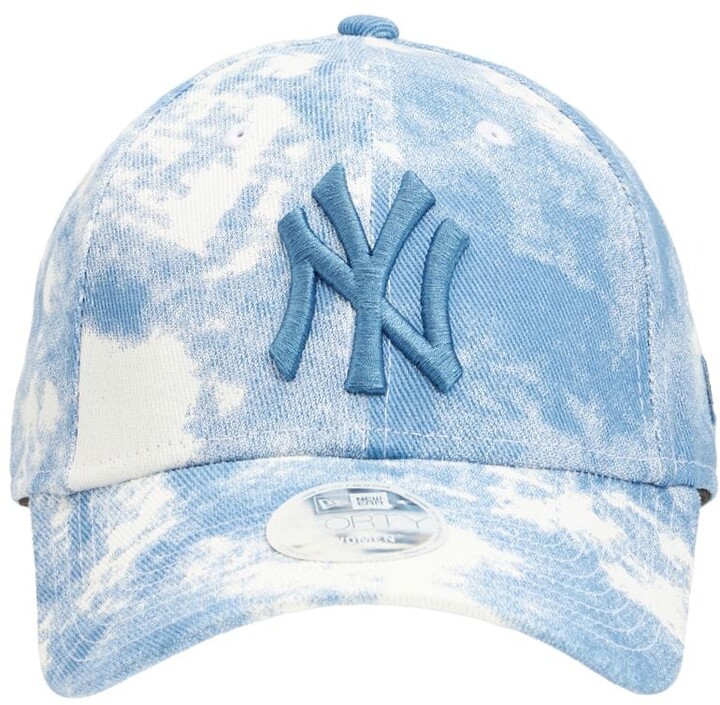 New Era MLB denim NY Yankees 9Forty cap - ShopStyle Hats