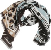 Thumbnail for your product : Tory Burch Multi Patchwork Oversized Square Scarf