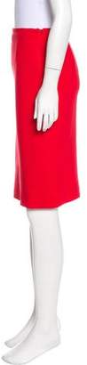 Giorgio Armani Wool Knee-Length Skirt