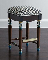 Thumbnail for your product : Mackenzie Childs Courtly Check Barstool