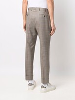 Thumbnail for your product : Pt01 Plaid-Check Print Trousers
