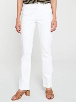 Wallis Harper Straight Leg Jeans - White