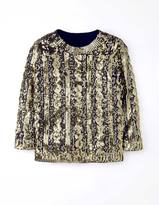 Thumbnail for your product : Boden Sequin Cable Sweater
