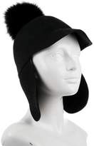 Thumbnail for your product : Moncler Fur-Trimmed Wool Hat