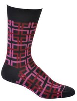 Thumbnail for your product : Ozone Design Inc Ozone Interlocking Squares Sock - Red