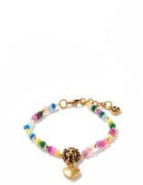 Thumbnail for your product : Gucci Lion-head Beaded Bracelet - Multi