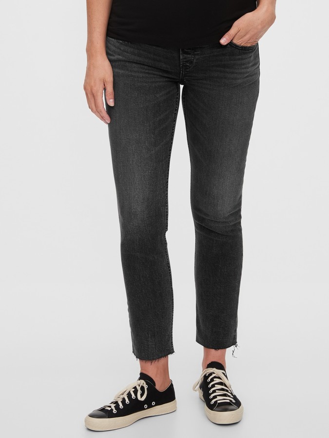 Gap Maternity Full Panel Cigarette Jeans With Washwell™ - ShopStyle Pants