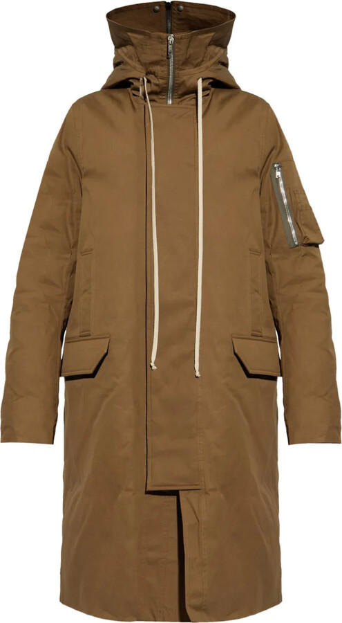 Rick Owens Hooded Padded Coat