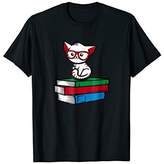 Thumbnail for your product : Cute Cat on Books T Shirt