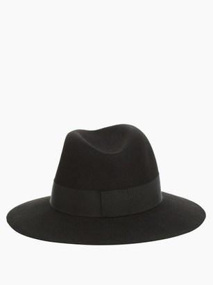 Maison Michel Henrietta Waterproof Felt Fedora Hat - Black