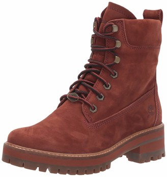 red womens timberland boots