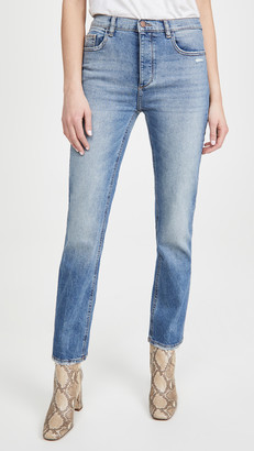 DL1961 Patti Full Length High Rise Straight Jeans