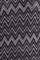 Thumbnail for your product : Quiz Curve Black and Silver Zig Zag Tunic Dress