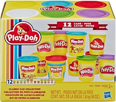 Play-Doh Retro Classic Can Collection - 12pk