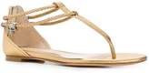 Thumbnail for your product : Alexander McQueen open toe flat sandals