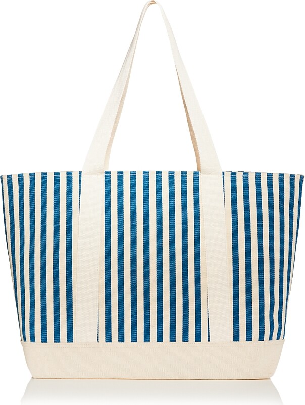 ★ATCLIP★ [Exclusive]WAVE TOTE BAG_2colors Aqua Canvas Tote Bag - 100% Exclusive - ShopStyle