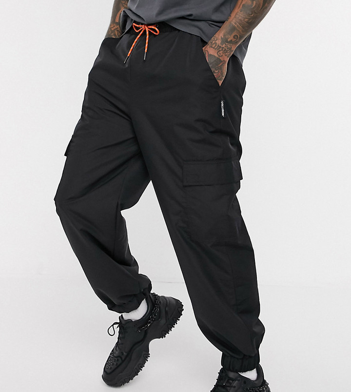 Mens nylon cargo trousers Clearance