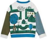Thumbnail for your product : Burberry Kids TEEN Hedge Maze Print Cotton Sweatshirt