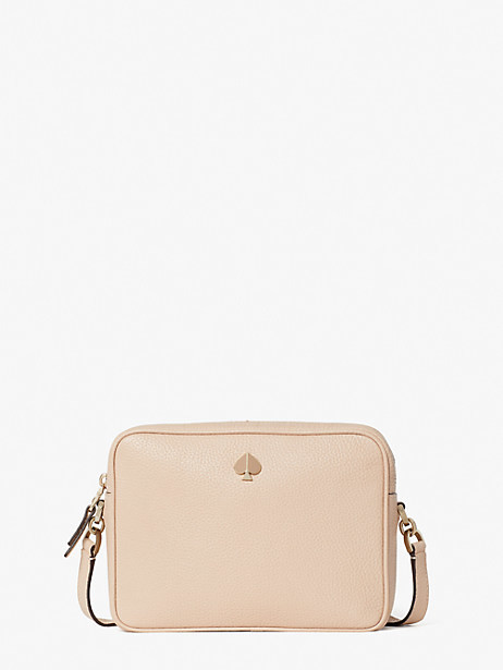 medium polly leather crossbody bag