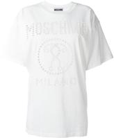 Moschino perforated logo T-shirt 