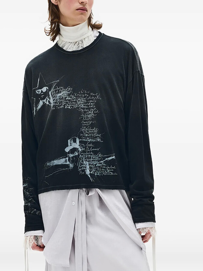 Ann Demeulemeester Sketchbook T-shirt