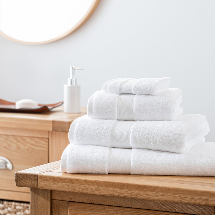 Dunelm The Edited Life Naturally Soft White Towel White ShopStyle