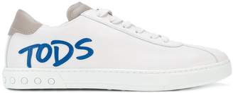 Tod's logo-appliqué lace-up sneakers