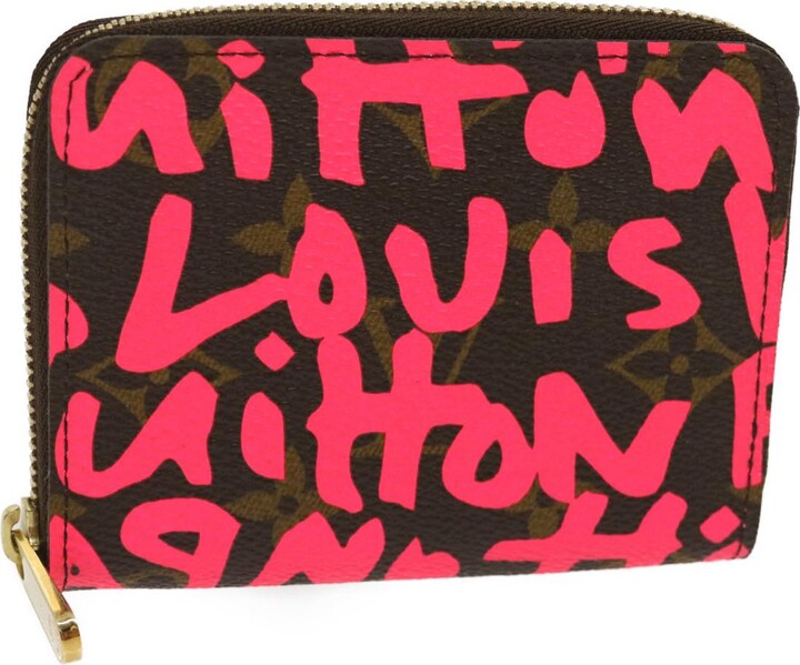 Louis Vuitton Green Graffiti Stephen Sprouse Limited Edition Zippy Wallet  Louis Vuitton