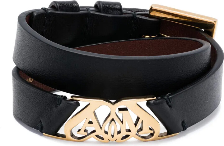 Alexander McQueen Seal leather bracelet