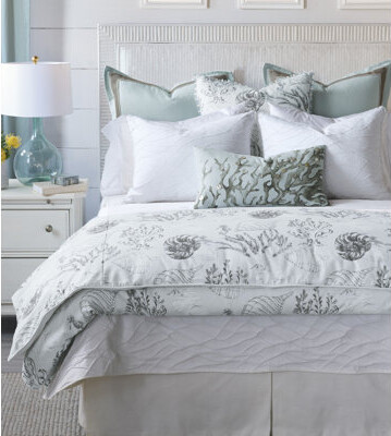Eastern Accents Nerida Light Blue/Gray Cotton Duvet Cover