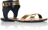 Thumbnail for your product : Next Metallic Buckle Cuff Sandals