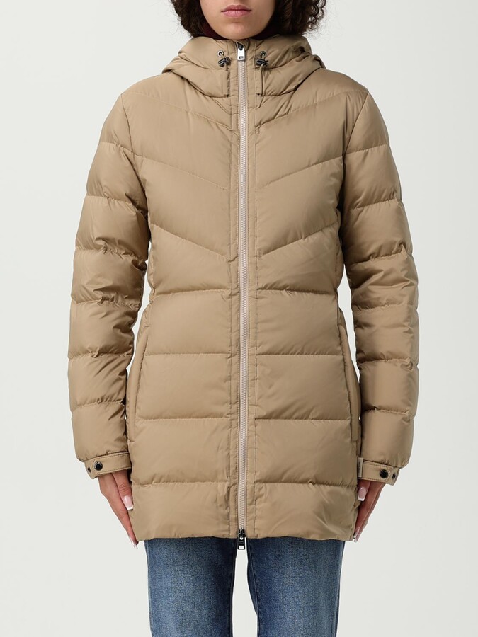 Woolrich Jacket Woman color Sand