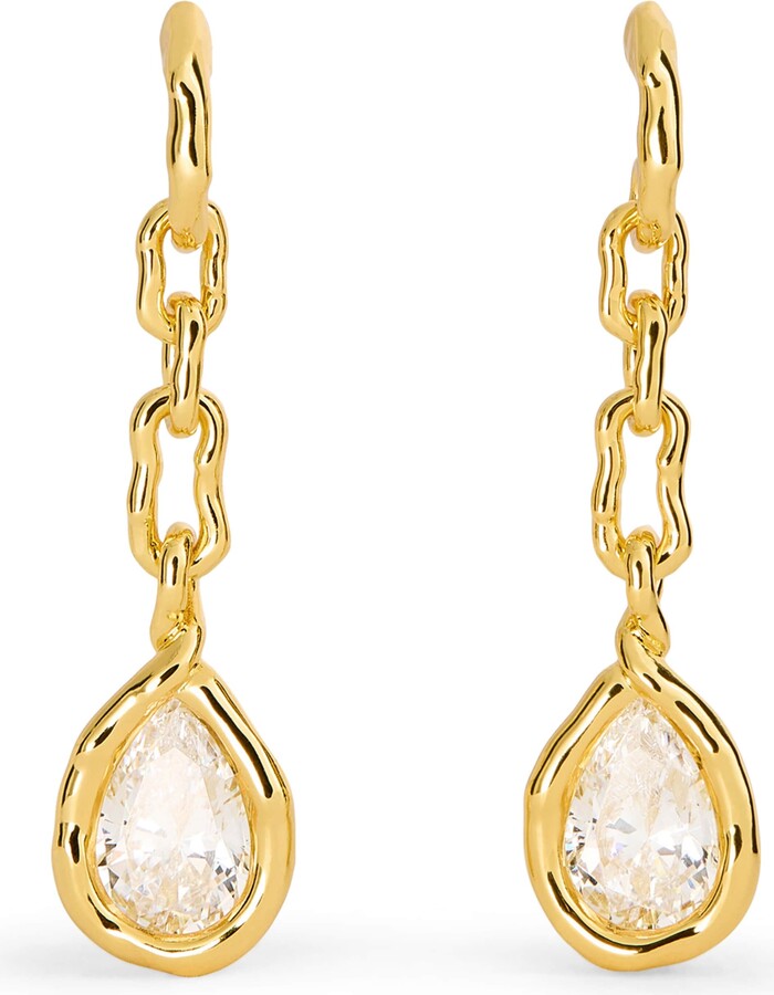 Alexis Bittar Gold-Plated Asterales Drop Earrings
