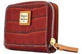 Thumbnail for your product : Dooney & Bourke Croco Small Zip Around Cc Wallet, Bordeaux