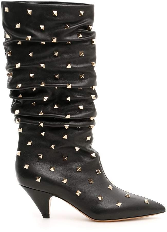 valentino boots studs