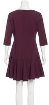 Thumbnail for your product : Halston Flounced Mini Dress
