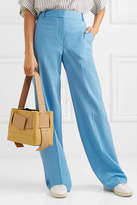 Thumbnail for your product : Yuzefi Biggy Color-block Textured-leather Tote