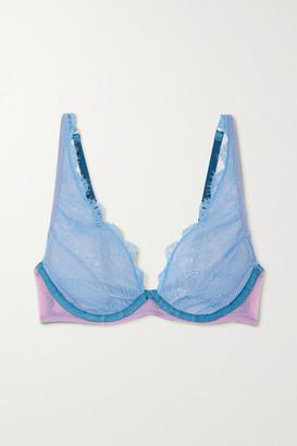 royal blue lace bralette