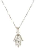 Thumbnail for your product : Reiss I. 14K Diamond Hamsa Pendant Necklace white I. 14K Diamond Hamsa Pendant Necklace