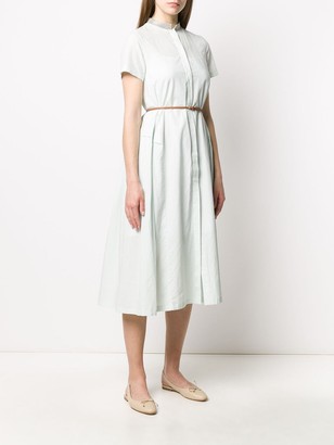 Fabiana Filippi Full Shape Embellished-Collar Dress