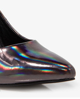 Thumbnail for your product : Forever 21 Pointed Hologram Pumps