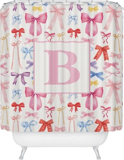 Deny Designs DenyDesignsAprilLaneArtBowsMonogram'B'ShowerCurtain